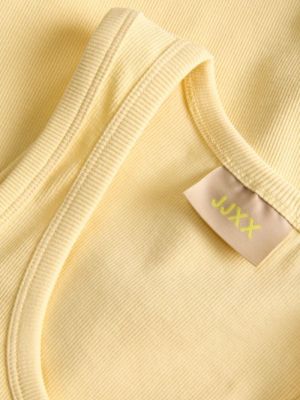 JXFRIDA SL U-NECK TOP JRS NOOS Sunlight
