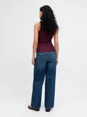 JXFRIDA SL U-NECK TOP JRS NOOS Winetasting