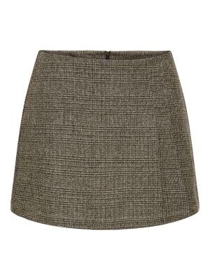 JDYTAYLOR MW PLEAT MINI SKIRT Chocolate Torte