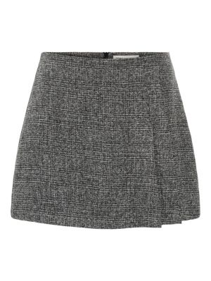 JDYTAYLOR MW PLEAT MINI SKIRT Black/DARK GRAY