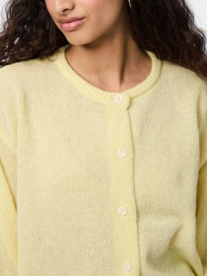 PCIDA LS O-NECK KNIT CARDIGAN French Vanilla