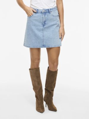 VIELLLY ARIE RW SHORT DENIM SK Light Blue Deni