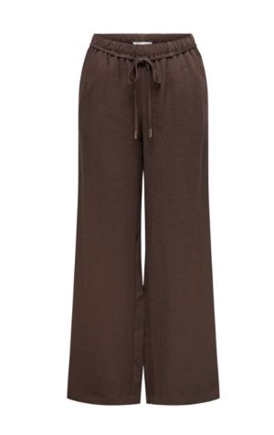 JDYFINN MW BELT WIDE PANT WVN coffee Bean