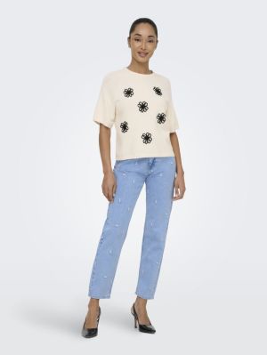 ONLEMILY HW STRETCH EMB STRA A Light Blue Deni
