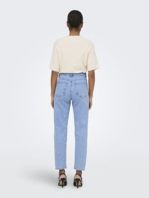 ONLEMILY HW STRETCH EMB STRA A Light Blue Deni