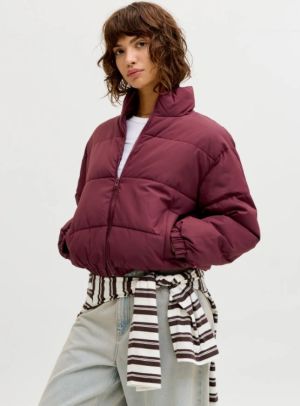 JXTRACY PUFFER JACKET OTW LN Cabernet