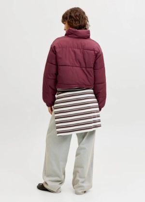 JXTRACY PUFFER JACKET OTW LN Cabernet