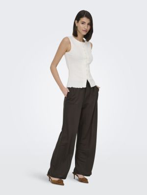 JDYLESLIE PANT JRS NOOS Chocolate Brown