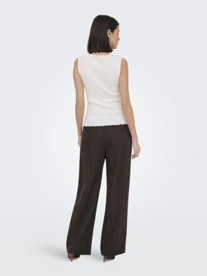 JDYLESLIE PANT JRS NOOS Chocolate Brown