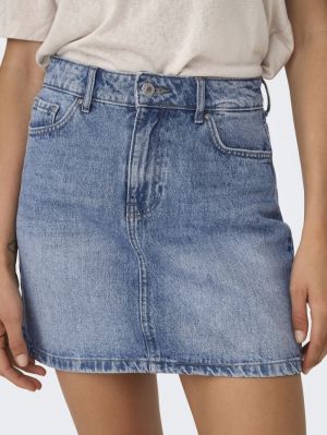 ONLSTELLA SHORT SKIRT DNM AZG Light Blue Deni