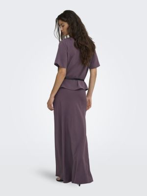 JDYAYA LIFE MW MAXI SKIRT WVN Huckleberry