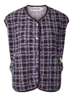 PCKATTY TEDDY VEST NOOS BC Plum Perfect/Ma