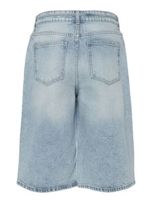 PCSELMA MW COL DENIM JORTS BC Light Blue Deni