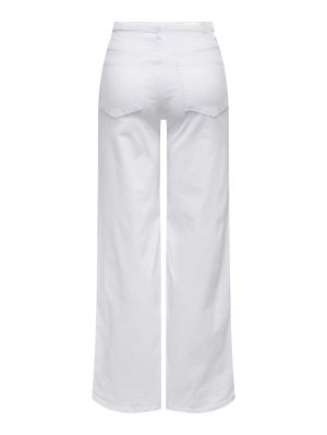 ONLMADISON BLUSH HW WIDE DNM C White