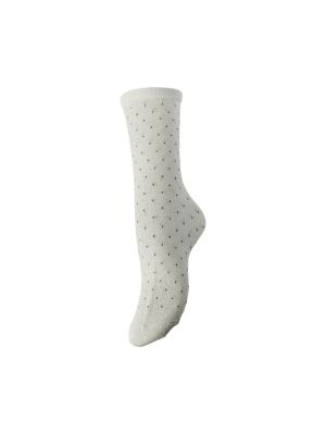 PCSEBBY GLITTER LONG PATTERN N Silver Lining/M