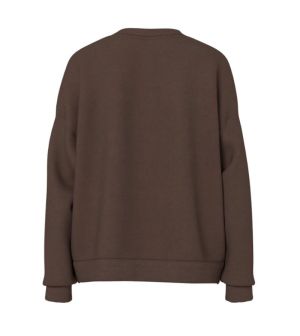 PCCHILLI LS LOOSE FIT SWEAT T Hot Fudge