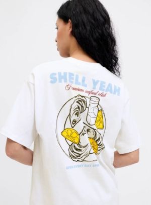 JXMILLOW LOOSE SS TEE JRS SP32 shell yeah