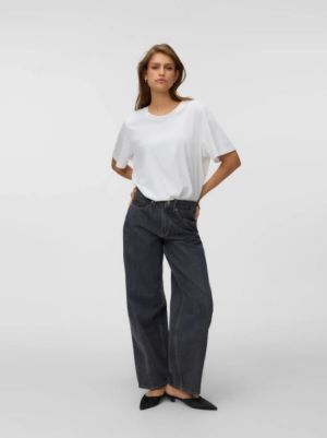 VMZOE MR BARREL DNM JEANS LI22 Dark Grey Denim