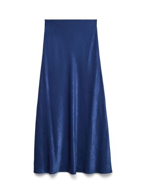 VMVINA JOSSE HW ANKLE SKIRT WV Navy Peony
