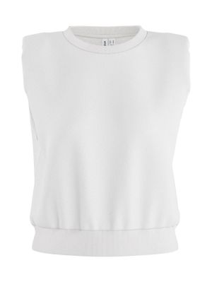 HDISOLDE SL SHOULDER PAD SWEAT White