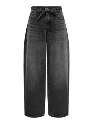 ONLGIANNA MW STRAIGHT DNM DOT9 Washed Black