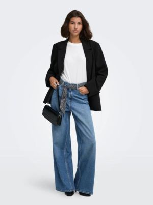 JDYVERA HW X-WIDE SCARF JEANS Medium Blue Den