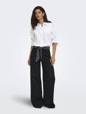 JDYVERA HW X-WID SCARF JEANS B Black Denim/BLA