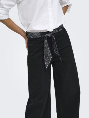 JDYVERA HW X-WID SCARF JEANS B Black Denim/BLA