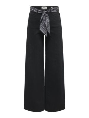 JDYVERA HW X-WID SCARF JEANS B Black Denim/BLA
