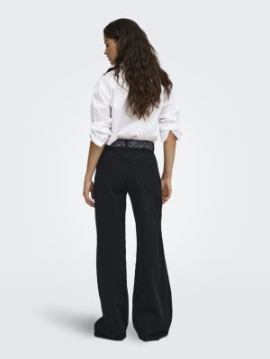 JDYVERA HW X-WID SCARF JEANS B Black Denim/BLA