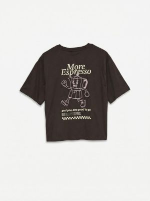 VMPAULINA THEA SS T-SHIRT JRS Chocolate Torte