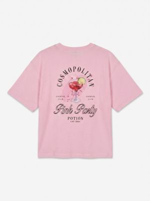 VMPAULINA THEA SS T-SHIRT JRS Roseate Spoonbi