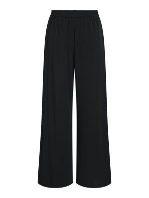VIBENNE HW WIDE PLEAT JRS PANT Black Beauty