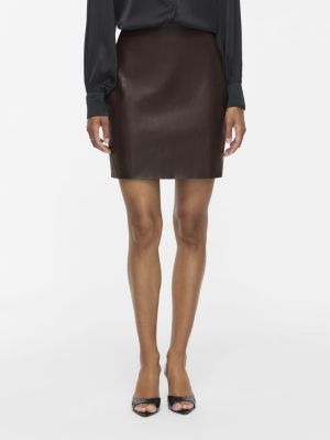 VIDAGMAR HW COATED SKIRT - NOO Coffee Bean