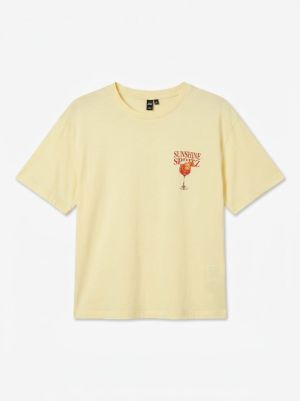 VMPAULINA THEA SS T-SHIRT JRS French Vanilla/