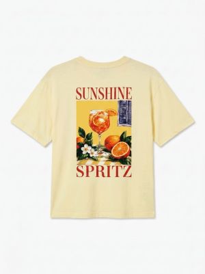 VMPAULINA THEA SS T-SHIRT JRS French Vanilla/