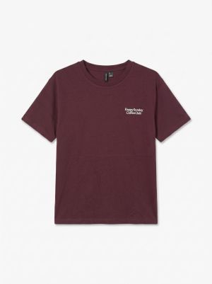 VMPAULINA THEA SS T-SHIRT JRS Windsor Wine/CO