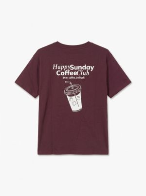 VMPAULINA THEA SS T-SHIRT JRS Windsor Wine/CO