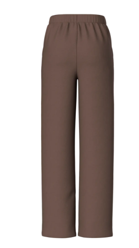 PCMICHELLE SCUBA HW PANTS SWT Hot Fudge