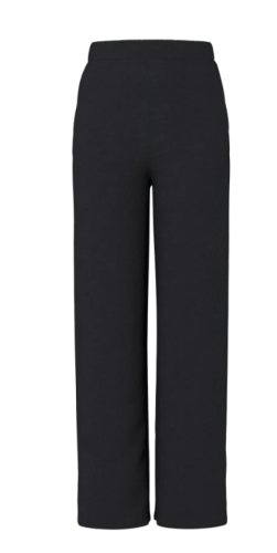 PCMICHELLE SCUBA HW PANTS SWT Black