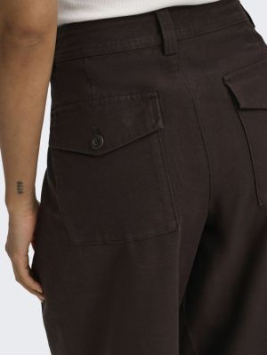 ONLCLAIR MW BARREL PANT PNT NO Black Coffee