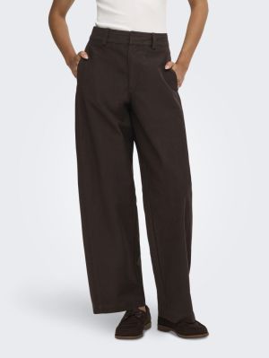 ONLCLAIR MW BARREL PANT PNT NO Black Coffee