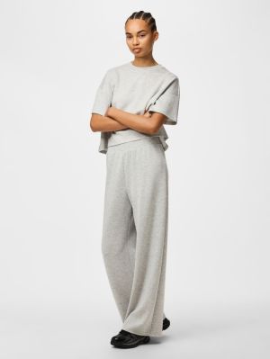 PCPOLLY HW SWEAT PANTS MSA JRS Light Grey Mela