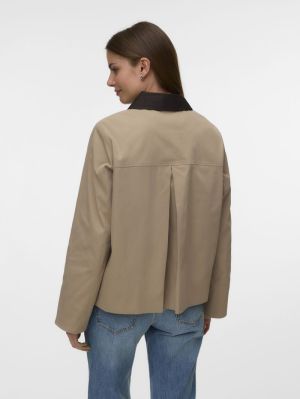 VMCHELSEAPOPPY SHORT JACKET NO Silver Mink/W.