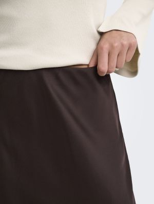 ONLCHIGO ANKEL SATIN SKIRT WVN Black Coffee