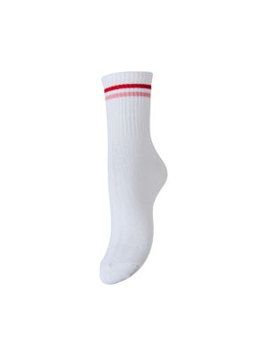 PCSABINE SOCKS NOOS BC Bright White/AD