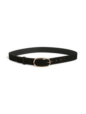 PCADIMA SUEDE JEANS BELT FC Black/Gold trim