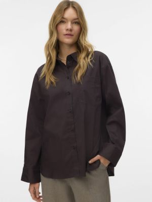 VMLOTUS LS SHIRT WVN NOOS Chocolate Torte