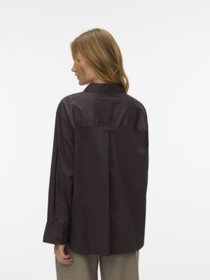 VMLOTUS LS SHIRT WVN NOOS Chocolate Torte