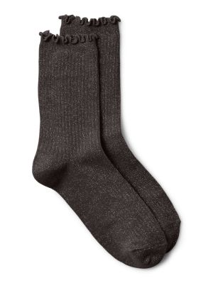 VMMAGIC LX GLITTER SOCKS NOOS Chocolate Torte